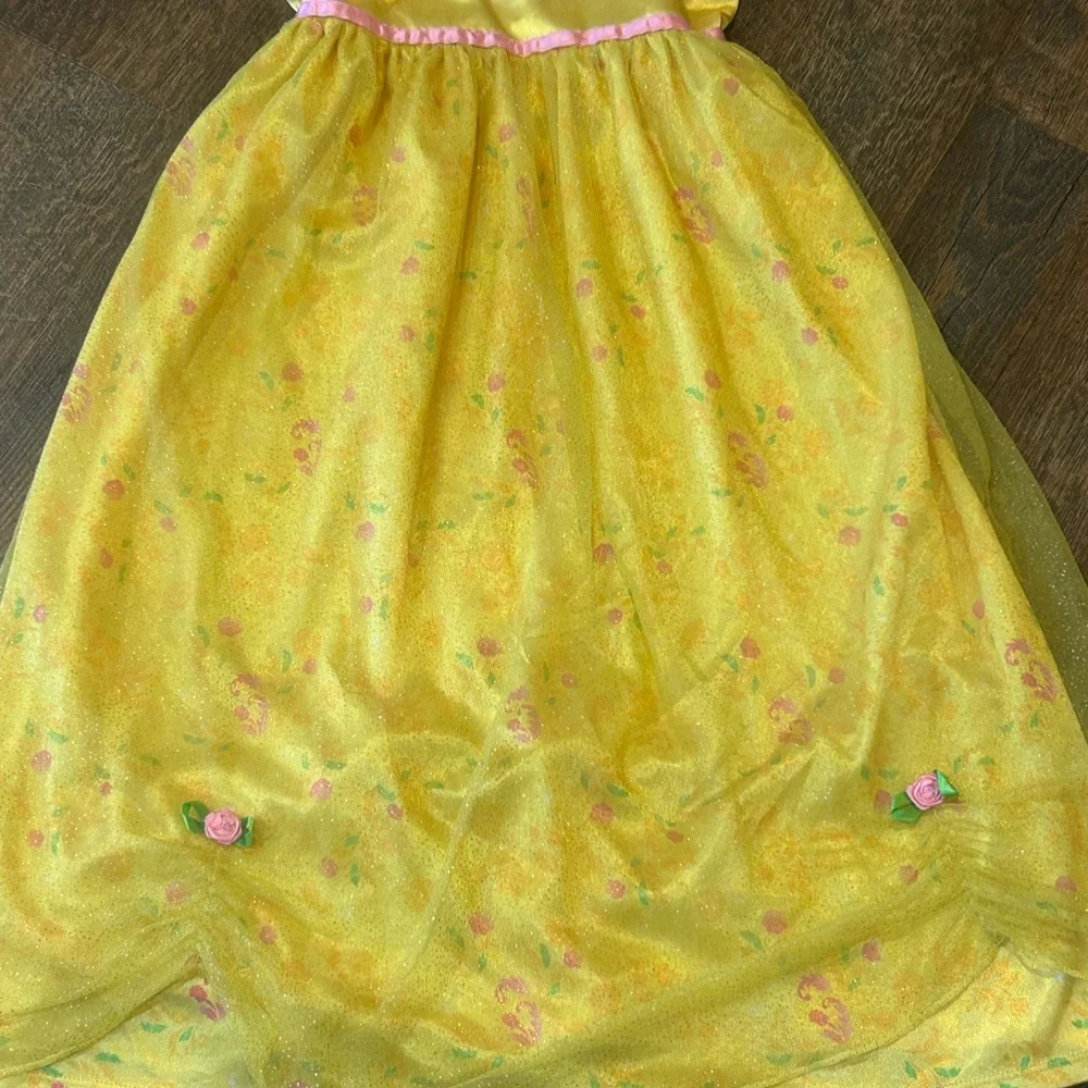 Disney Yellow Belle Princess Nightgown - Picture 6 of 7
